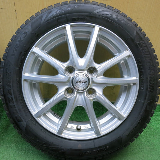 4本価格！23年◎スタッドレス 155/65R14 ブリヂストン ブリザック VRX3 JOKER ジョーカー 14インチ PCD100/4H◎6092604HAス