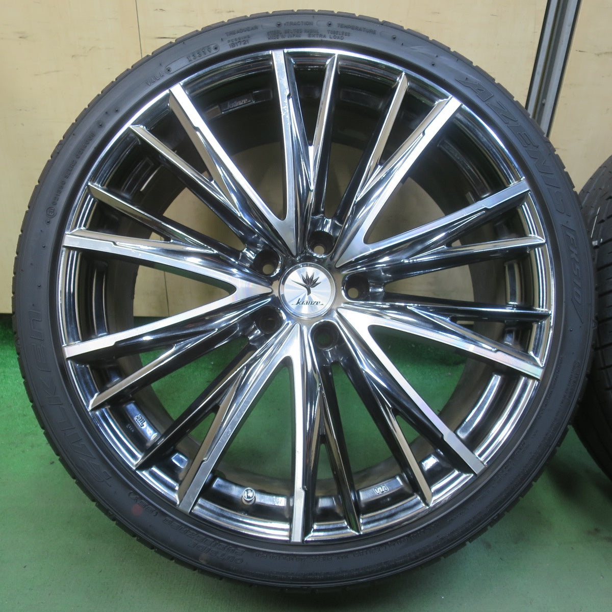 4本価格◎Kranze Elaborar 331EVO 245/35R20 ファルケン AZENIS FK510 クレンツェ エルアボラ 331エボ 20インチ PCD114.3/5H◎6082901イノ