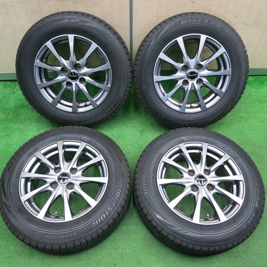 [送料無料] キレイ★スタッドレス 165/70R14 ブリヂストン ブリザック VRX Exceeder エクシーダー 14インチ PCD100/4H★4120502TNス