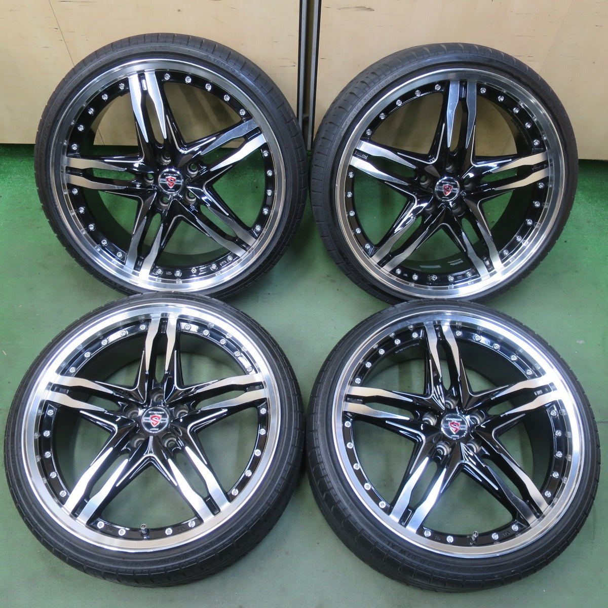 バリ溝！23年！キレイ！9.5分◎STEINER AME 245/30R20 アルテンゾ SPORTS Comforter+ シュタイナー 20インチ PCD114.3/5H◎6100503IMノ