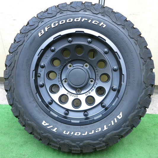 ほぼ未使用！24年！1本★NITRO POWER SPAS12 H12 SHOTGUN 215/70R16 BFグッドリッチ All-Terrain T/A KO2 16インチ ナイトロパワー PCD139.7/5H★5090502ナノ
