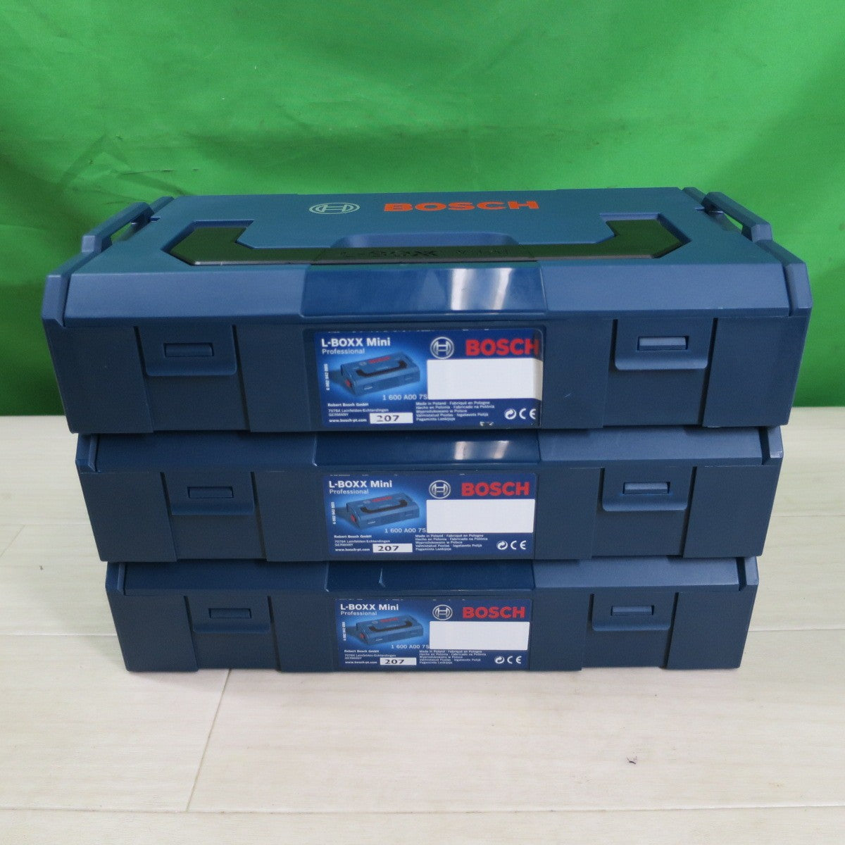 [送料無料] 3点まとめ売り！キレイ☆BOSCH ボッシュ 工具 ボックス L-BOXX Mini 207 1 600 A00 7S 工具箱 作業 箱 道具 箱 6 082 492 8BS☆