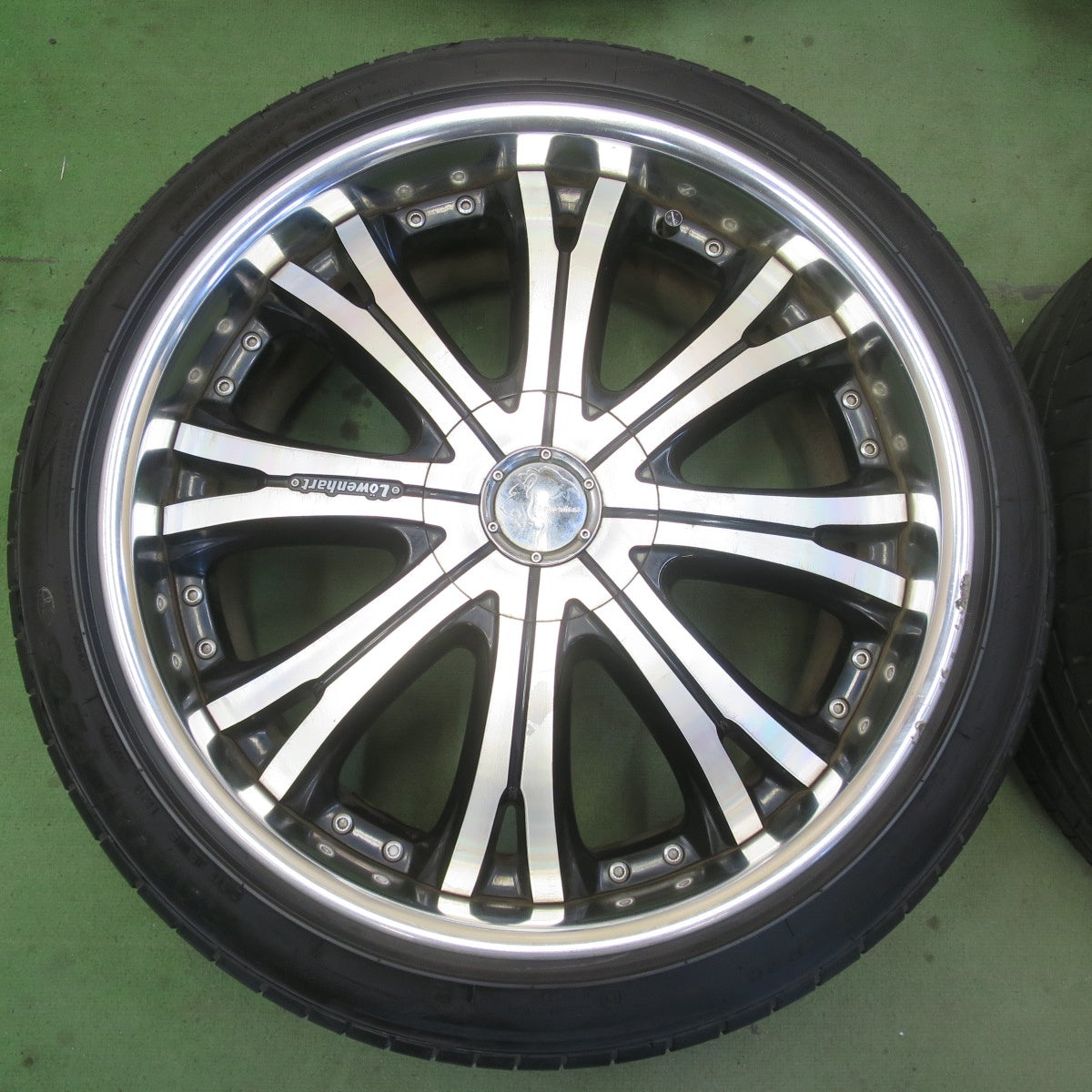 バリ溝！22年！9分★Lowenhart LT8 245/40R20 ミネルバ ラジアル F205 レーベンハート 20インチ PCD114.3/5H★6051002IMノ
