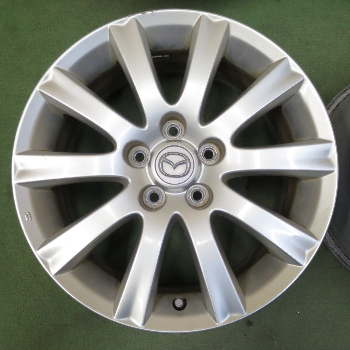 4本価格◎マツダ LY3P MPV 純正 ホイール 17インチ 17×7J PCD114.3/5H◎6081001NGホ