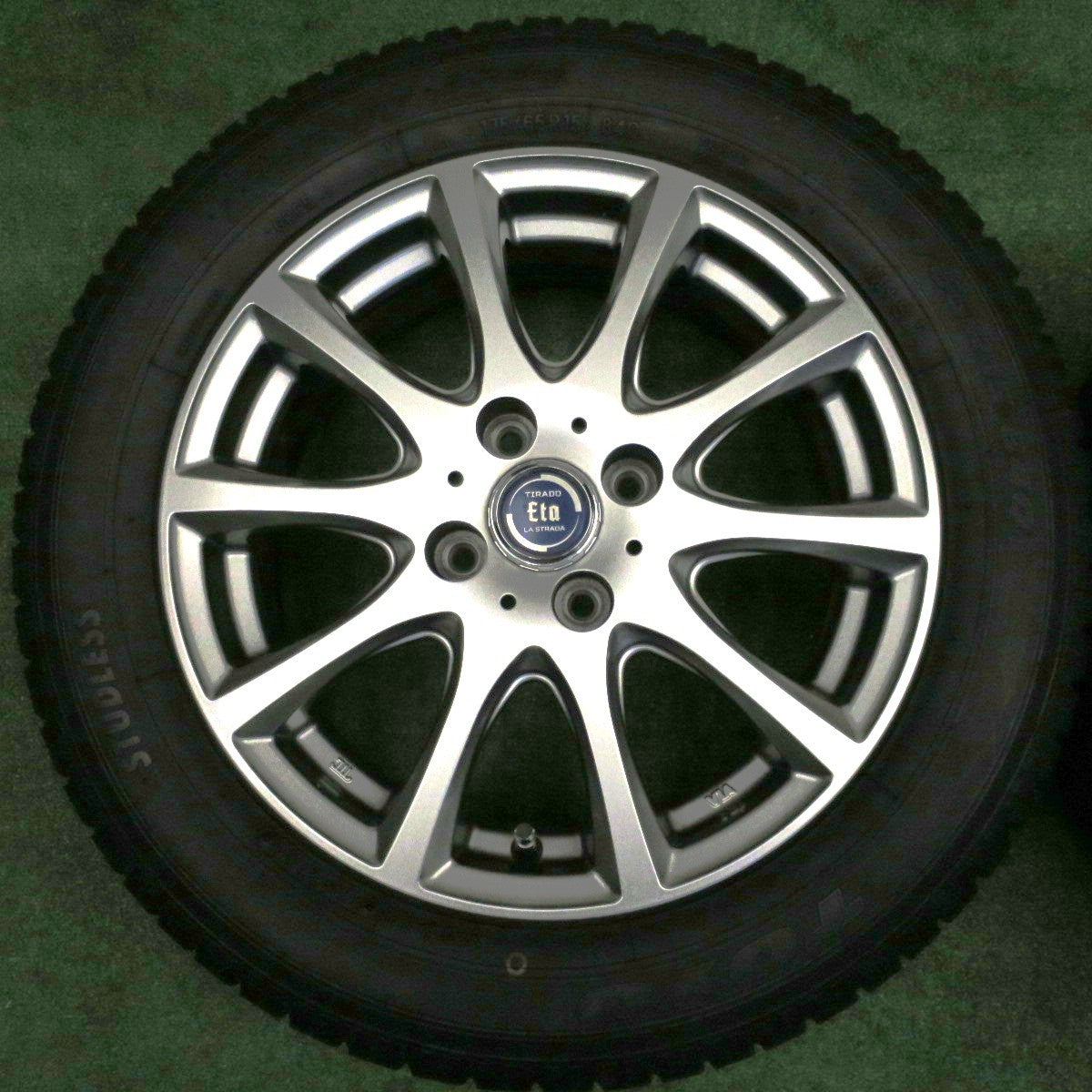 バリ溝！8.5分★スタッドレス 175/65R15 トーヨー ガリット G5 TIRADO Eta LA STRADA ティラード ラストラーダ 15インチ PCD100/4H★5122803NKス