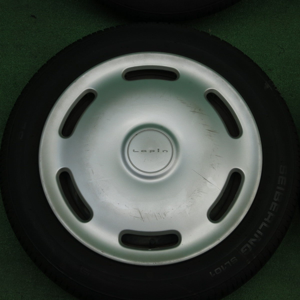*送料無料* 4本価格！21年★スズキ ラパン 純正 スチール 155/65R14 セイバーリング SL101 14インチ PCD100/4H★4050105ナノ