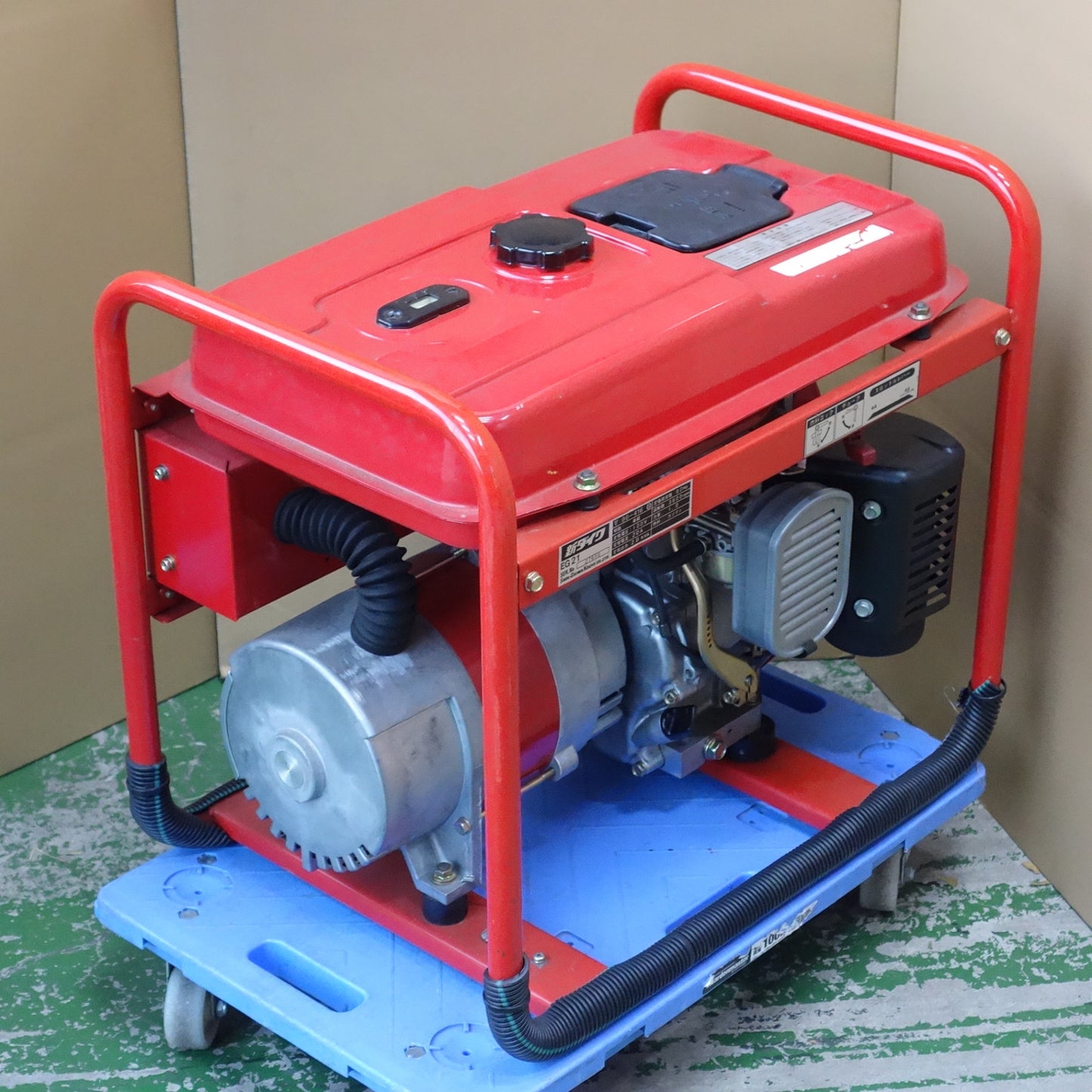 [送料無料] ◆新ダイワ ガソリン エンジン 発電機 100V EG21 ロビン エンジン EY20 防災 電源 やまびこ shindaiwa◆