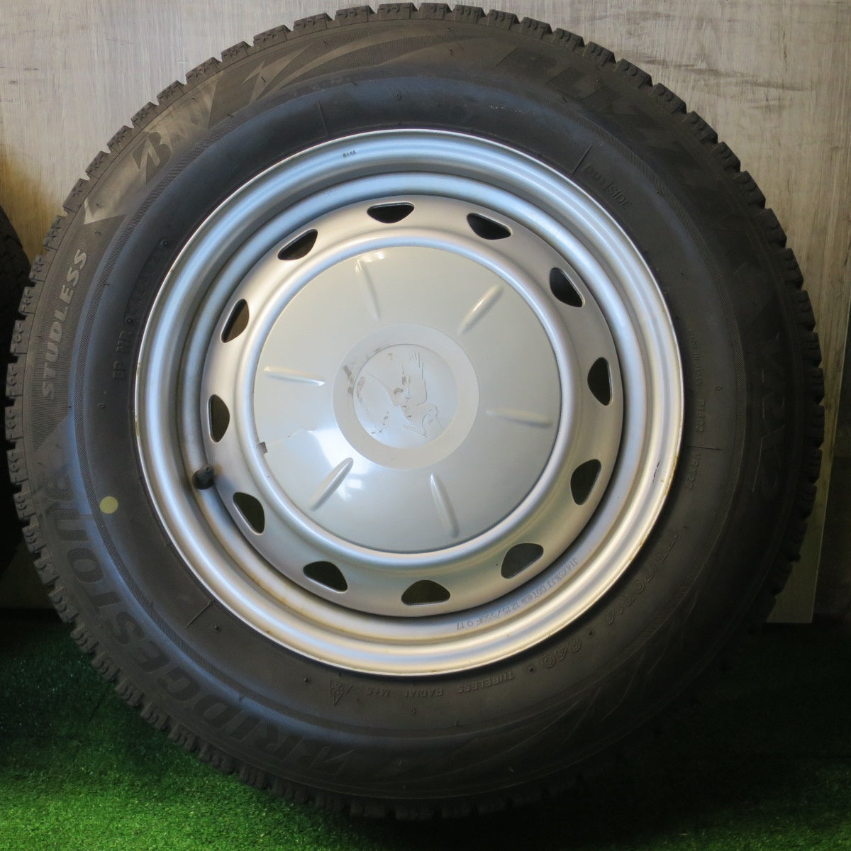 4本価格★スタッドレス 175/70R14 ブリヂストン ブリザック VRX2 スチール ホイール 14インチ PCD 100 114.3/4H マルチ★6041701NJス