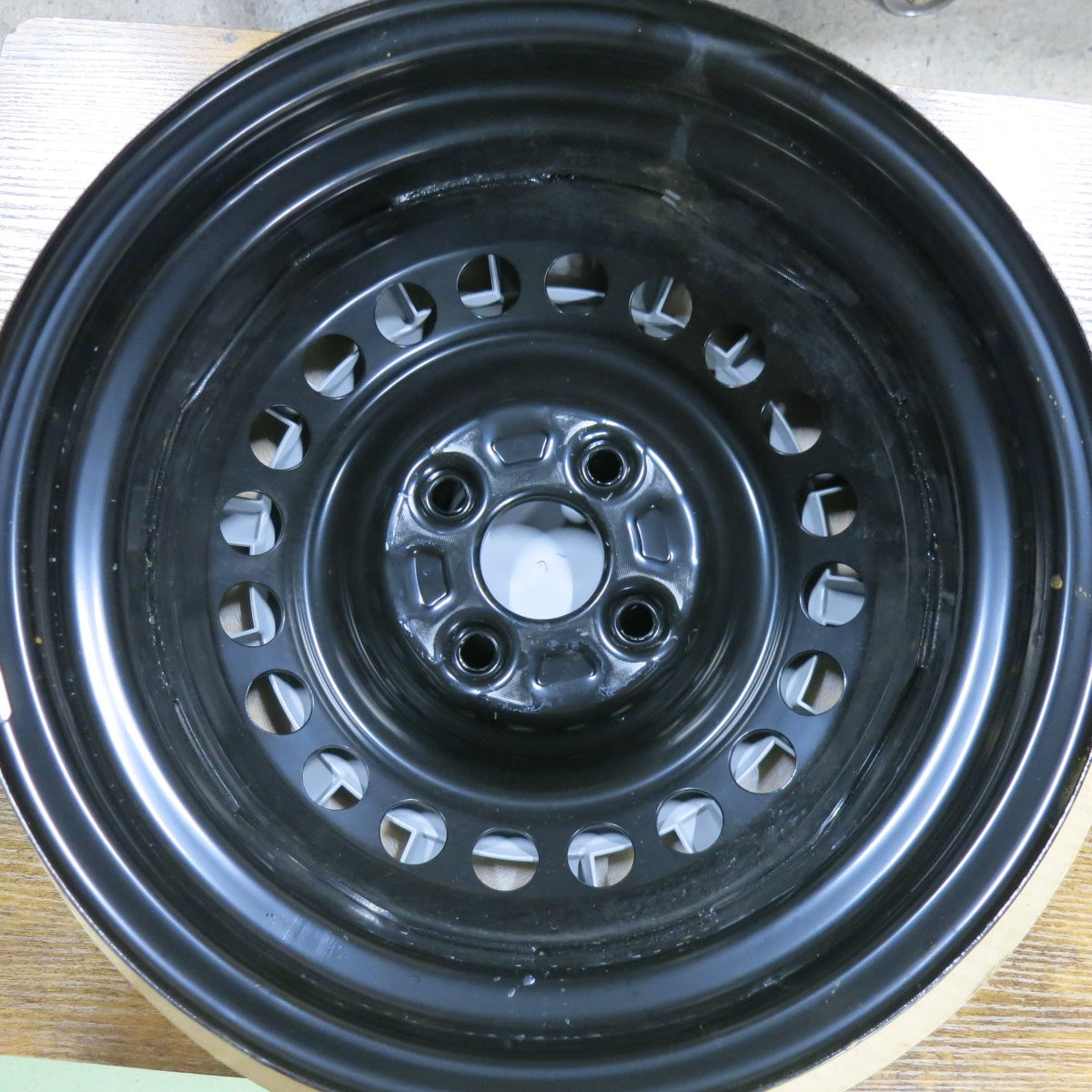 新車外し★ダイハツ ムーヴ キャンバス 純正 スチール ホイール 14インチ 14×4.5J PCD100/4H★5072301SYホ