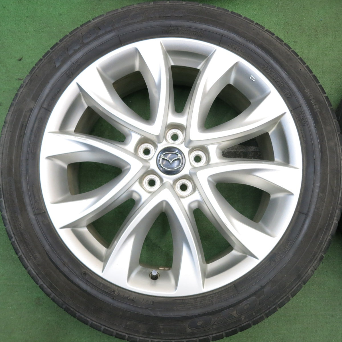 4本価格★マツダ CX-5 純正 225/55R19 トーヨー プロクセス R36 19インチ CX5 PCD114.3/5H★5072609HAノ
