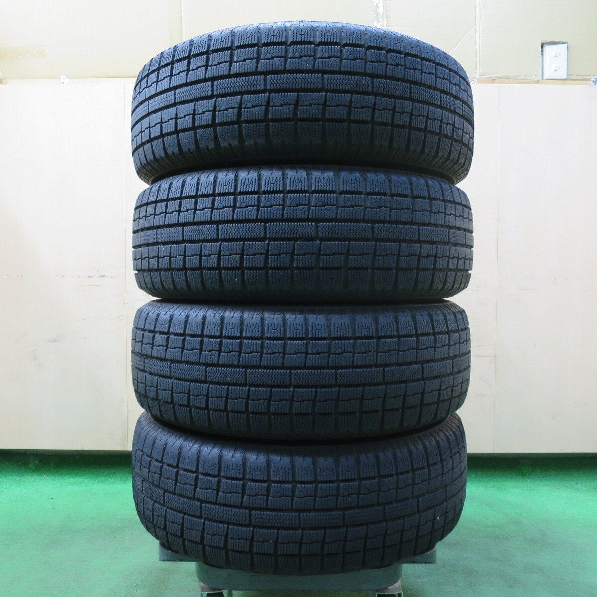バリ溝！9分★スタッドレス 195/65R15 トーヨー ガリット G5 DUFACT DF5 デュファクト 15インチ PCD114.3/5H★4113012イス