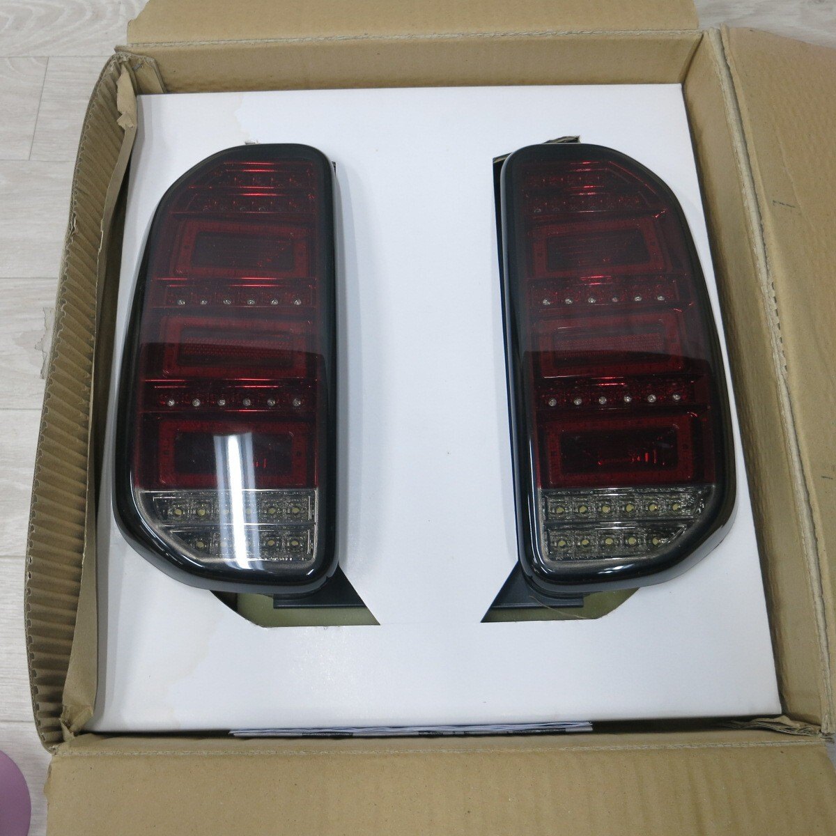 [送料無料] ジャンク品◆左右セット◆JUNYAN スズキ ハスラー MR41S テール ライト ランプ スモーク BT-J301◆◆