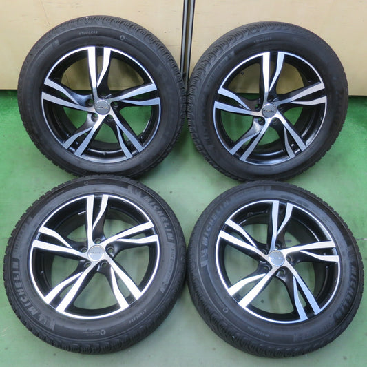 バリ溝！キレイ！9分★ボルボ 等 MAK STOCKHOLM 235/55R18 スタッドレス ミシュラン X-ICE SNOW SUV ストックホルム 18インチ PCD108/5H★6042806イス