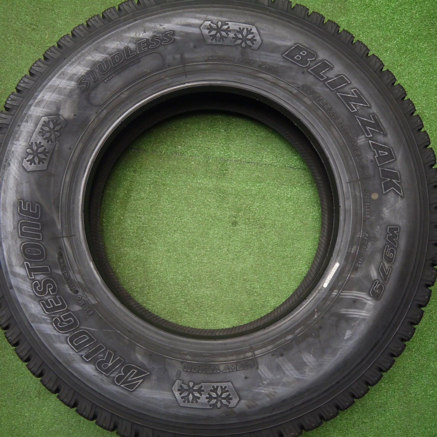バリ溝！21年！9分！6本★トラック タイヤ 205/85R16 117/115L スタッドレス ブリヂストン ブリザック W979 16インチ★5122305Hスタ