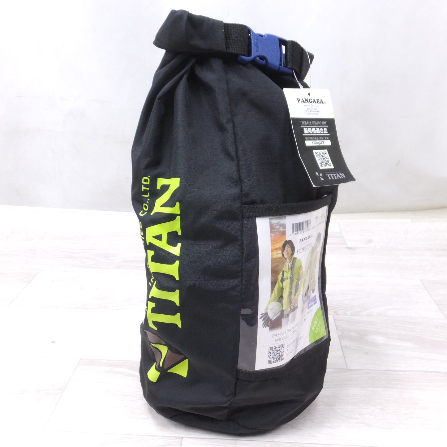 [送料無料] キレイ◆タイタン パンゲア ホライゾン 墜落制止用器具 PAHN-10A-BL-B-M型 ブラック Mサイズ フルハーネス型 胴ベルト型 兼用 安全帯 現場◆