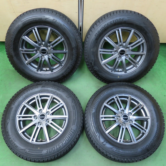 バリ溝！21年！キレイ！9分★スタッドレス 215/70R16 ブリヂストン ブリザック DM-V3 BALMINUM バルミナ 16インチ PCD114.3/5H★5040301イス