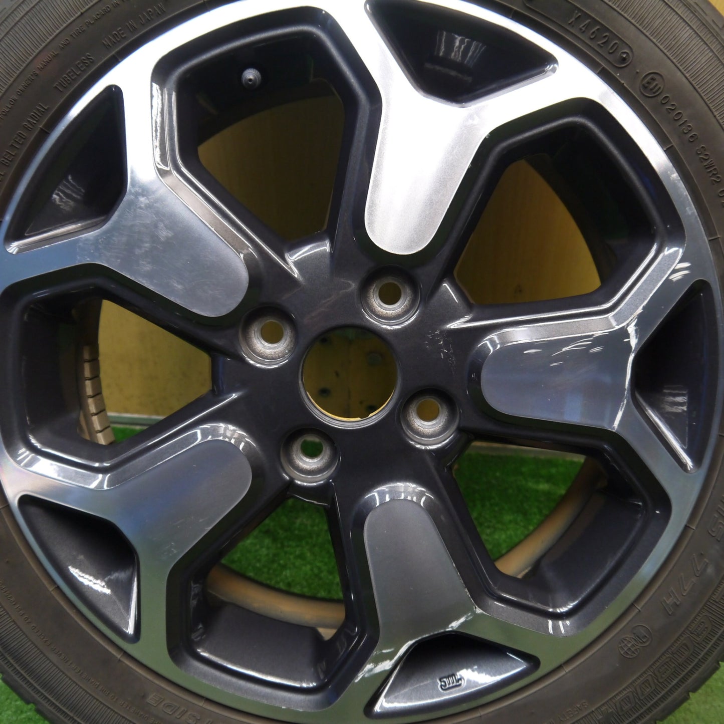 1本価格★スズキ ハスラー 純正 165/60R15 ダンロップ エナセーブ EC300+ 15インチ PCD100/4H★6020403Hノ