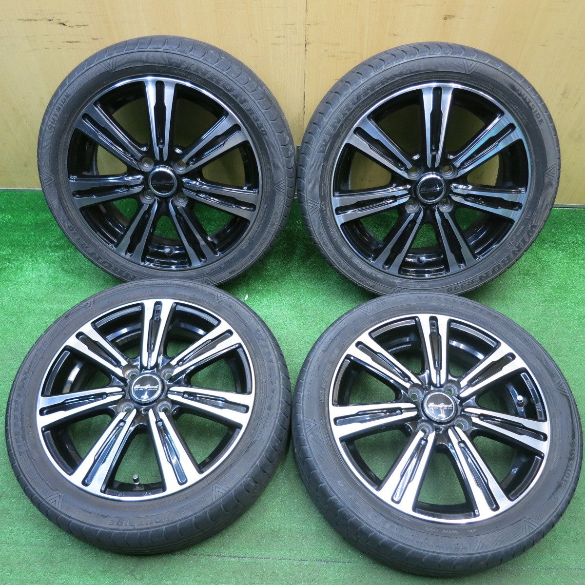 4本価格★165/55R15 EuroSpeed MiD ウィンラン R330 ユーロスピード 15インチ 軽サイズ タント ウェイク 等 PCD100/4H★6010804HAノ