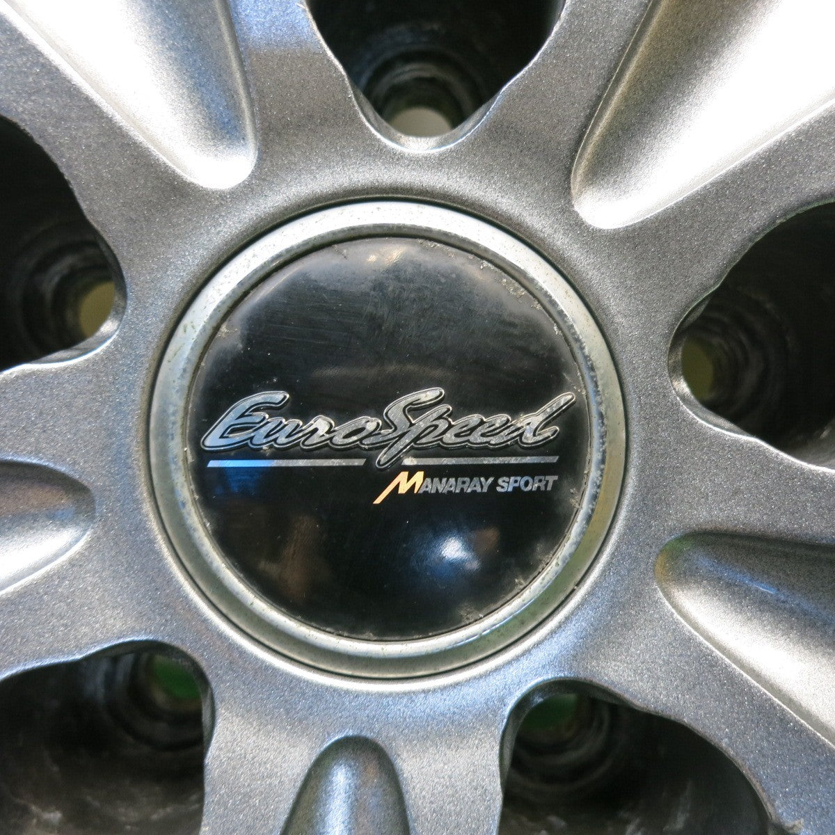 バリ溝！22年！キレイ！9.5分◎スタッドレス 215/70R16 ダンロップ ウインターマックス SJ8 + EuroSpeed MANARAY SPORT ユーロスピード マナレイ 16インチ PCD114.3/5H◎6082303HAス