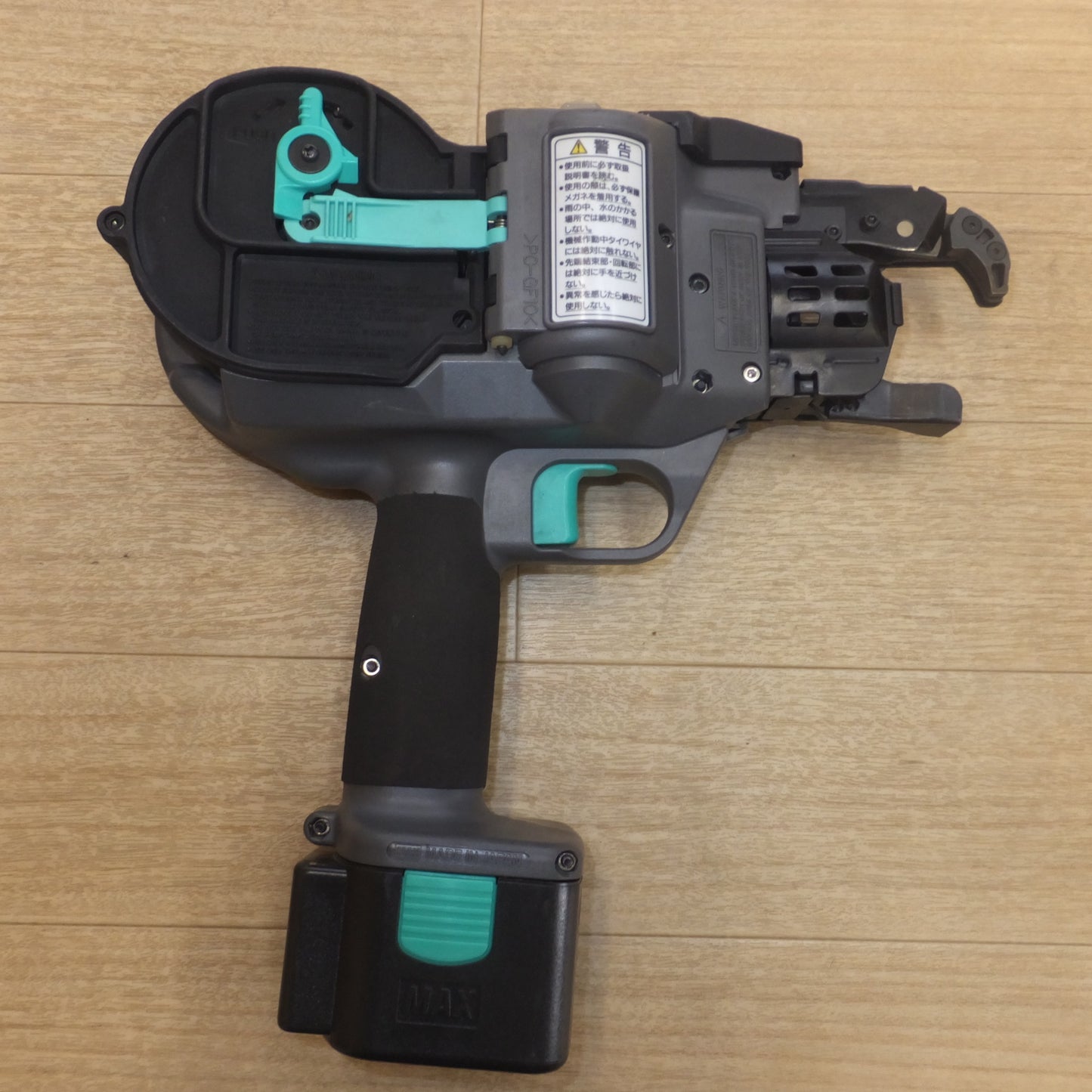 [送料無料] 美品 現状品★マックス MAX 鉄筋結束機 リバータイア RB-395　電池パック JP-309 2個　急速充電器 JC-112F1　セット★