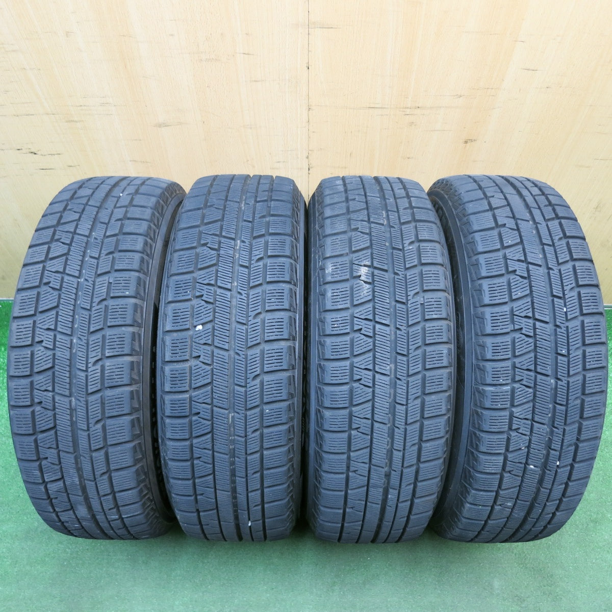 バリ溝！9分★プリウス 等 195/65R15 スタッドレス ヨコハマ アイスガード iG50 プラス EuroSpeed MANARAY SPORT ユーロスピード 15インチ PCD100/5H★6032807HAス