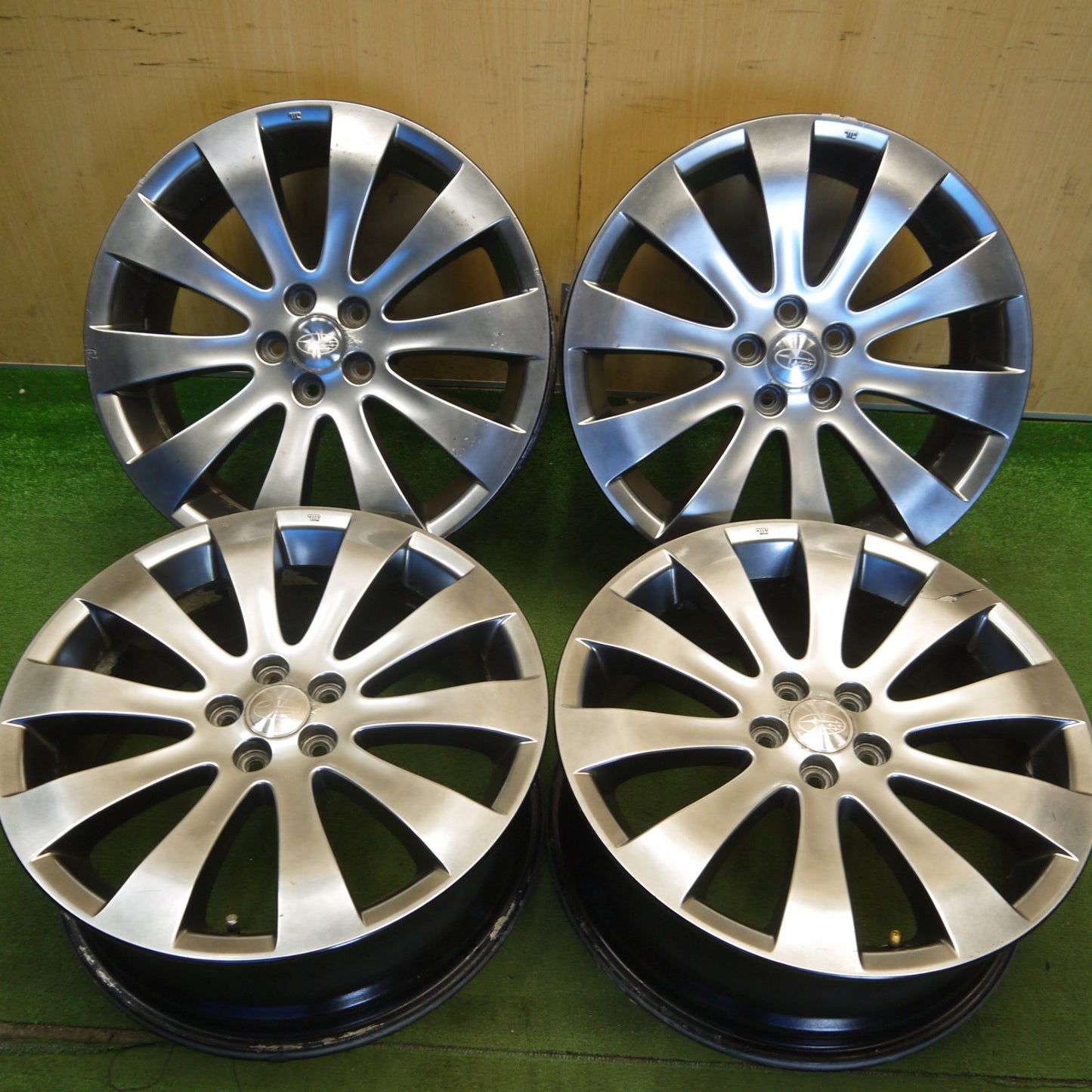 4本価格★スバル BP5 BL5 レガシィ 純正 ホイール 18インチ 18×7JJ PCD100/5H★3051206Hホ