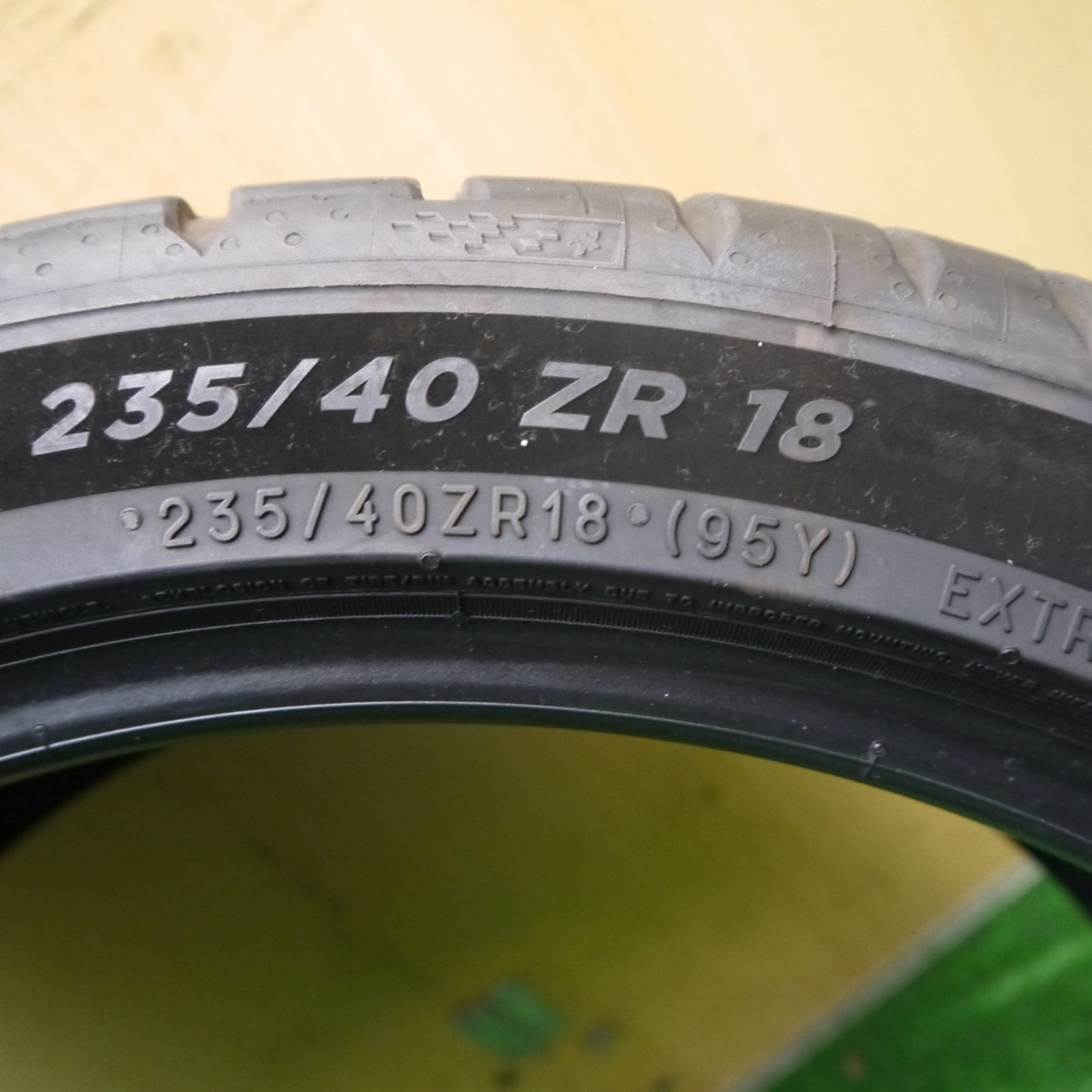 バリ溝！24年！9分！1本★235/40R18 ミシュラン パイロット スポーツ 5 タイヤ 18インチ インプレッサ シビック BMW M3 等★6010502Hノタ