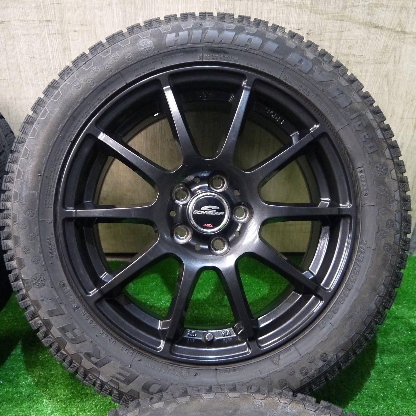 バリ溝！キレイ！9.5分★86 BRZ 等 205/55R16 スタッドレス フェデラル HIMALAYA ICEO SCHNEIDER MiD シュナイダー 16インチ PCD100/5H★5111202KKス