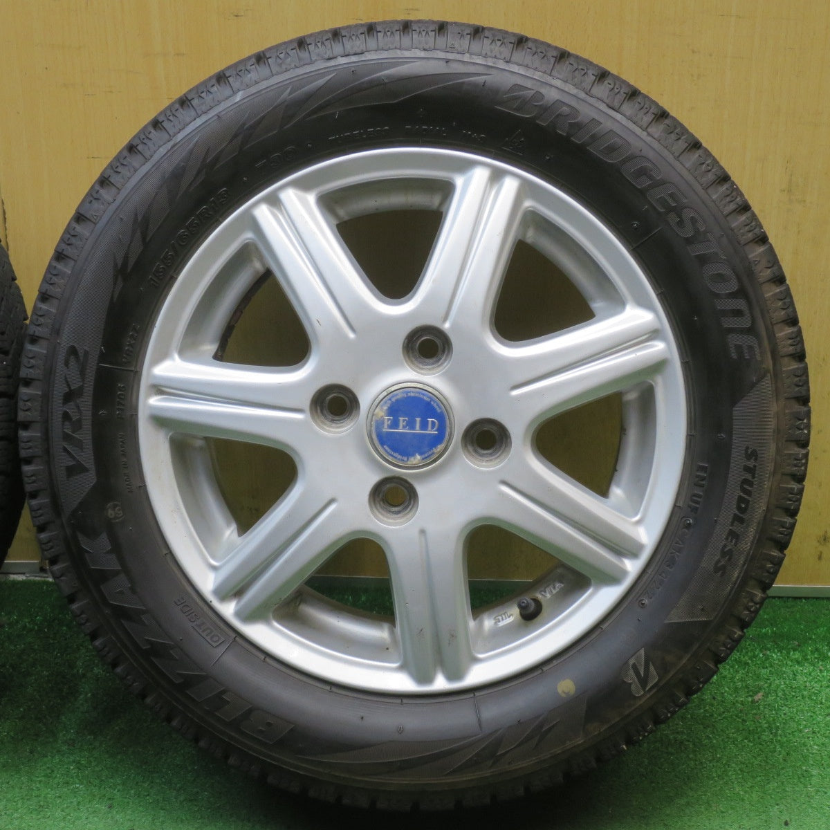 4本価格！22年◎スタッドレス 155/65R13 ブリヂストン ブリザック VRX2 FEID フェイド 13インチ PCD100/4H◎6072906NJス