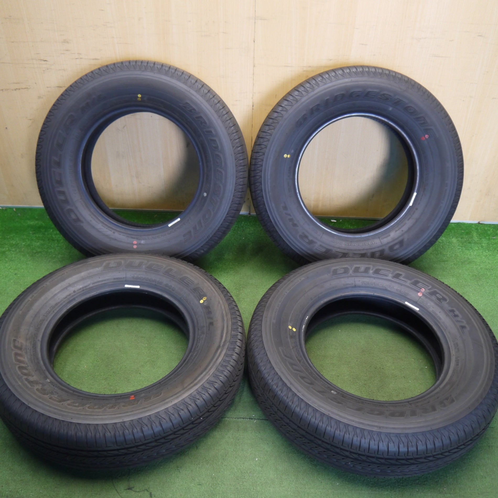 新車外し！25年☆195/80R15 ブリヂストン デューラー H/L 852 DUELER