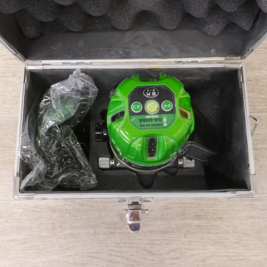 現状品★山真製鋸 YAMASHIN レーザー墨出し器 グリーンエイリアン GREEN ALIEN GA-04BB★