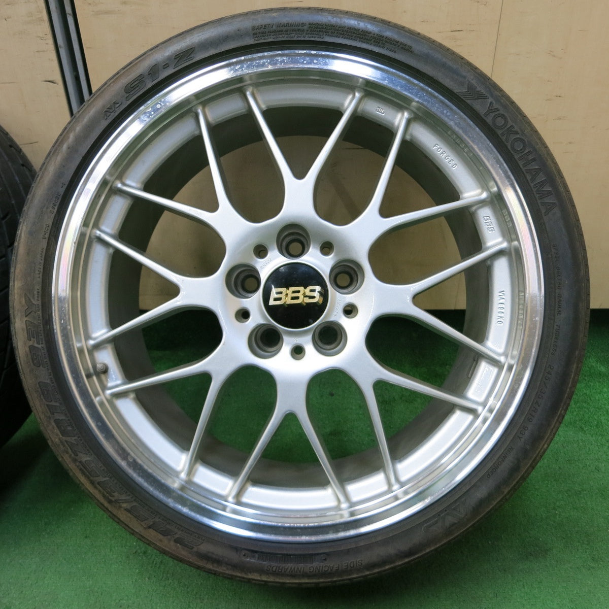 *送料無料* 4本価格★BBS RG727 RG730 245/35R19 275/30R19 ヨコハマ AVS S1-Z 19インチ PCD114.3/5H★4061203ナノ