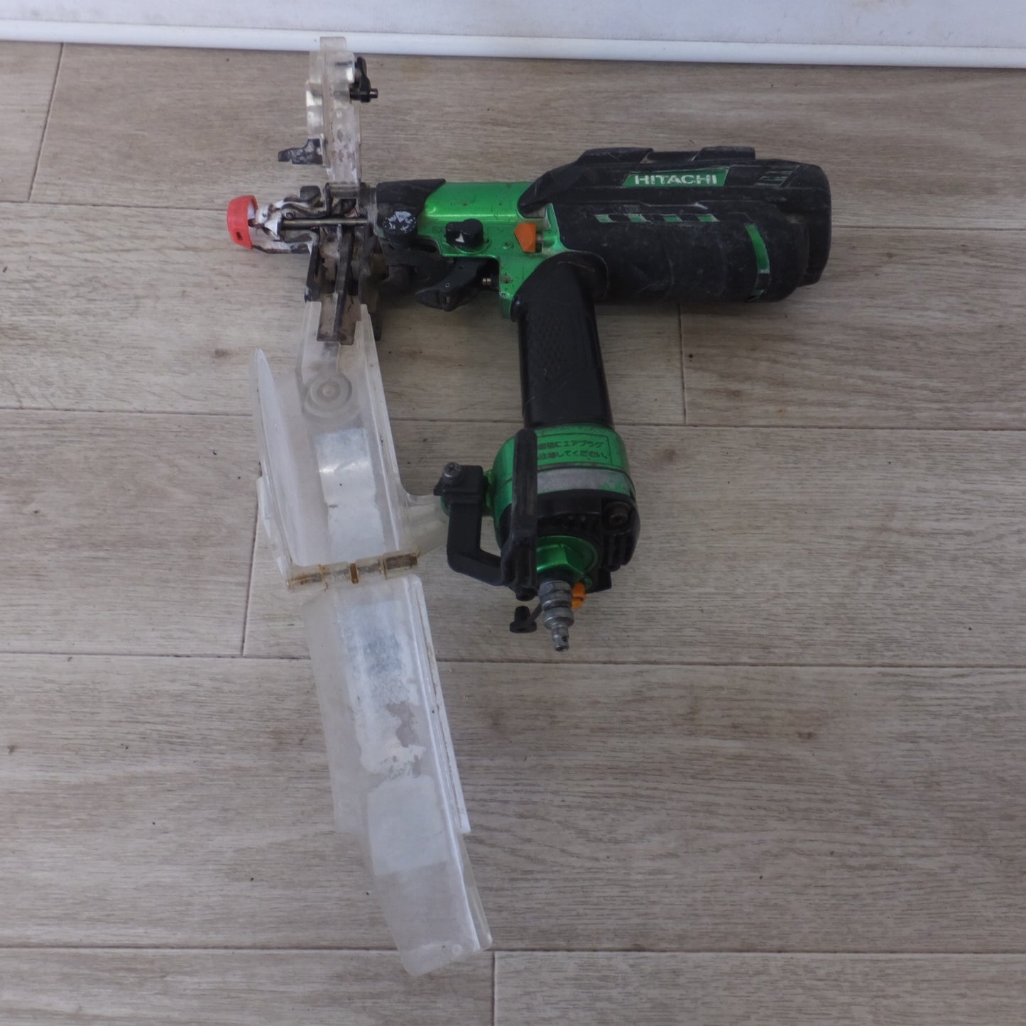 [送料無料] ジャンク★日立 HITACHI 41mm 高圧ねじ打機 WF4H3(S)　使用ねじ SV3925H(D)～SV424H(J)★