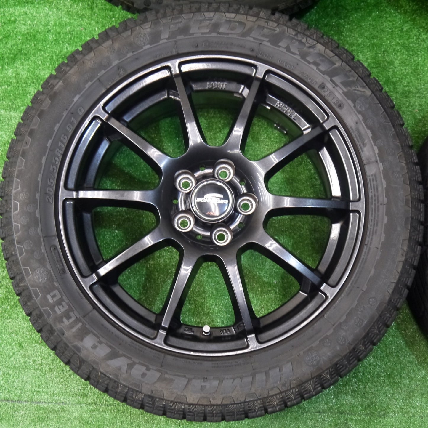 バリ溝！キレイ！9.5分★86 BRZ 等 205/55R16 スタッドレス フェデラル HIMALAYA ICEO SCHNEIDER MiD シュナイダー 16インチ PCD100/5H★5111202KKス