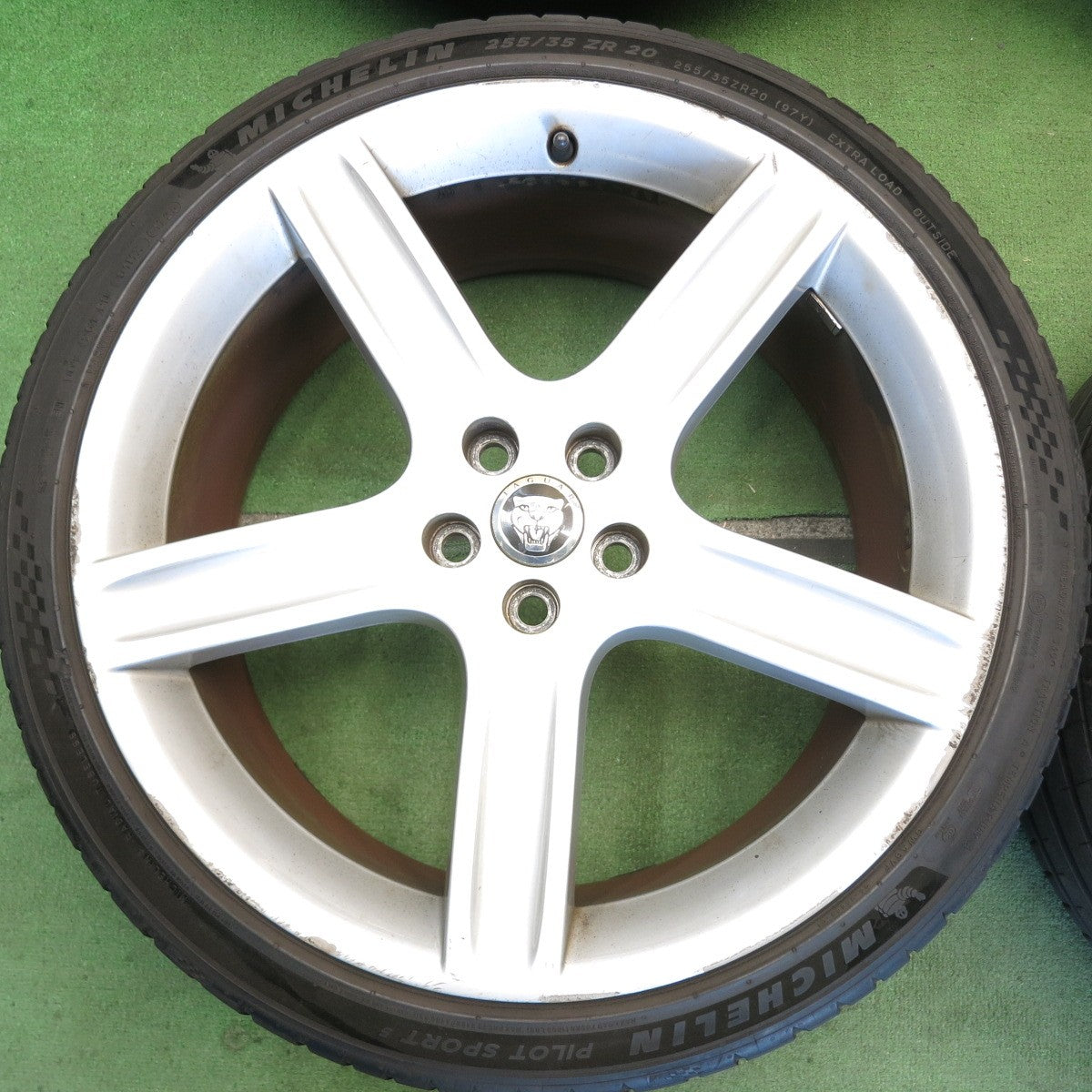 バリ溝！24年！9.5分◎ジャガー XJ 純正 255/35R20 ミシュラン パイロットスポーツ5 20インチ PCD108/5H◎6080205HAノ