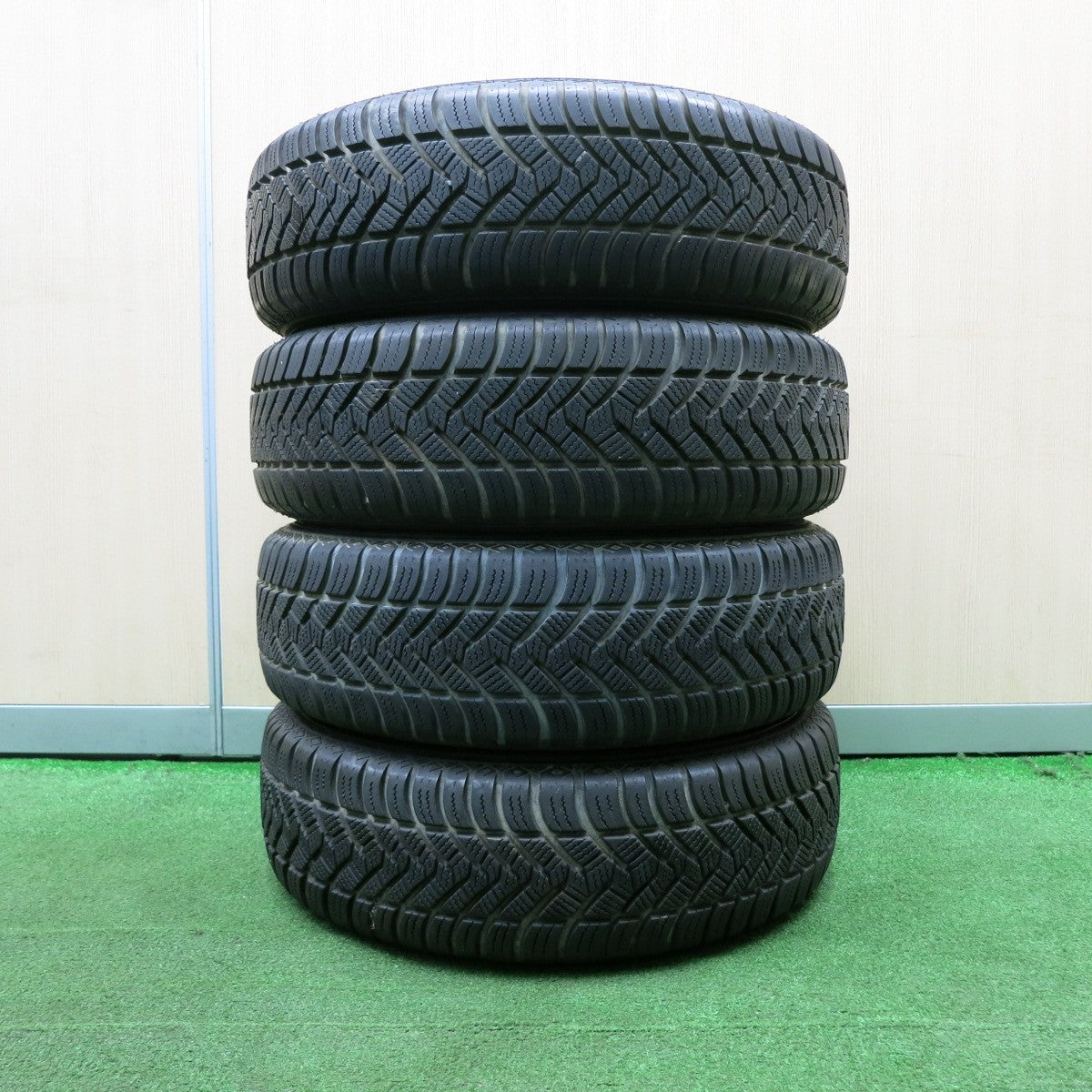 *送料無料* バリ溝！キレイ！8.5分★175/65R14 IRVINE マクシス ALL-SEASON AP2 アーヴィン オールシーズン 14インチ PCD100/4H★4040306NJス