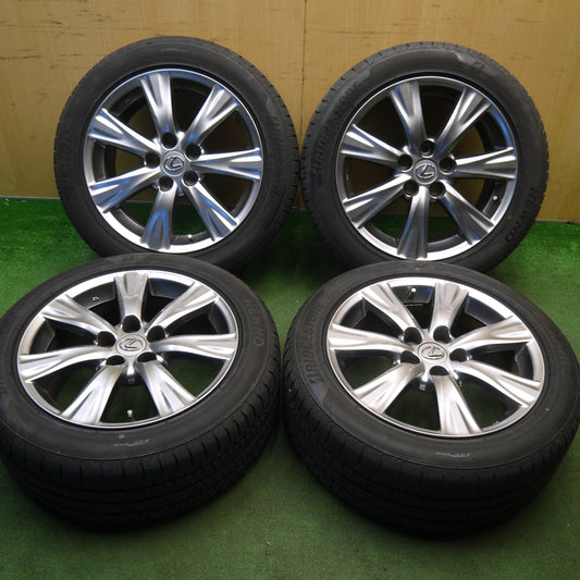 センサー付き！バリ溝！22年！8.5分★レクサス GS 純正 225/50R17 ブリヂストン NEWNO ニューノ 17インチ PCD114.3/5H★6031804Hノ