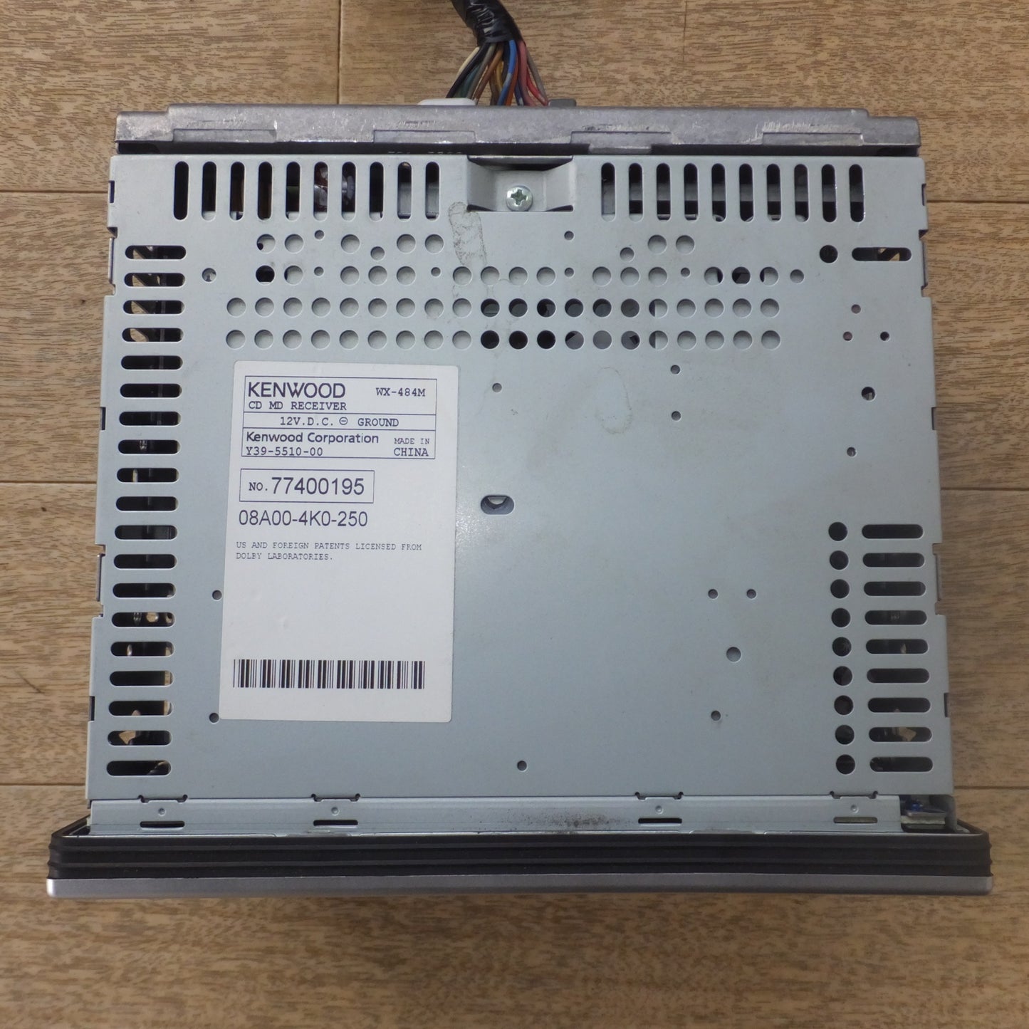 [送料無料] ★ケンウッド KENWOOD ホンダ 純正 デュアルサイズCD/MDコンポ Gathers WX-484M 08A00-4K0-250 12V.D.C.★