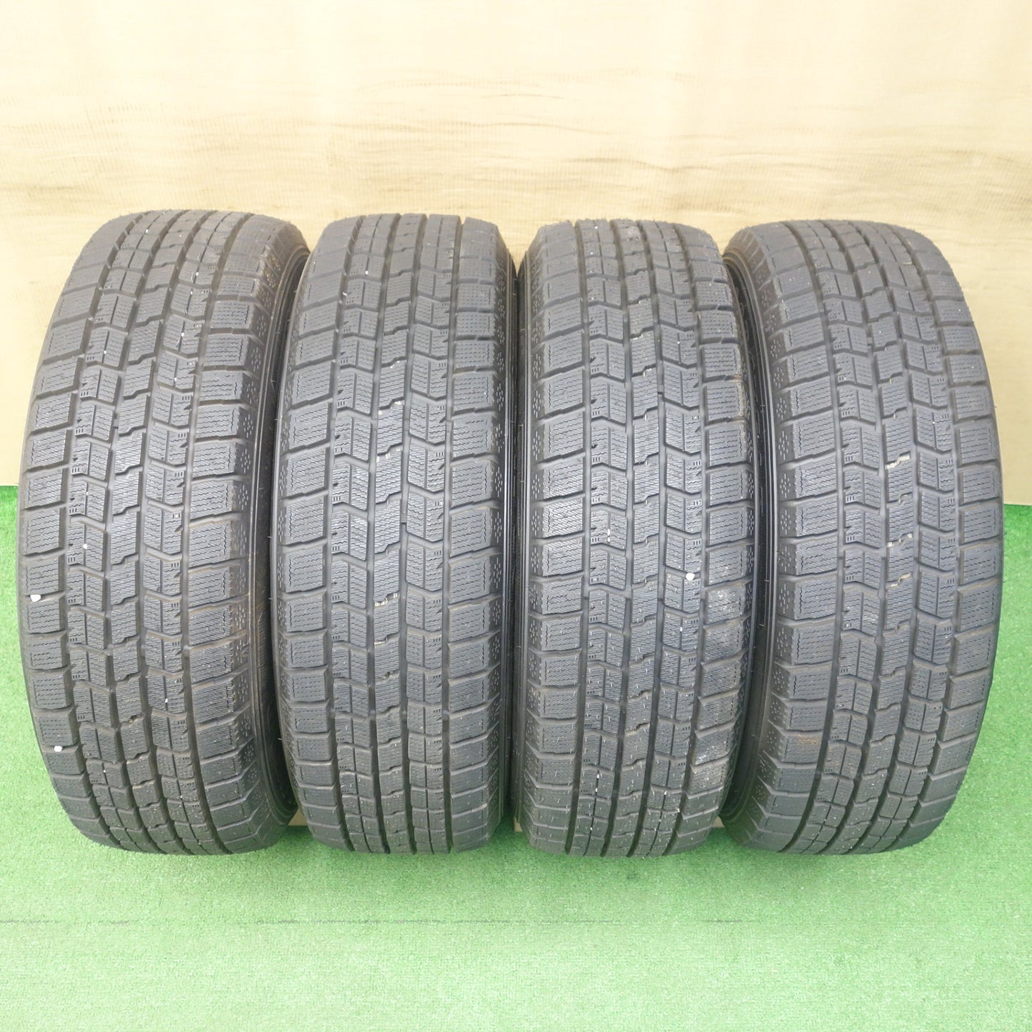 ほぼ未使用！キレイ★スタッドレス 195/65R16 グッドイヤー アイスナビ7 ZACK JP-202 MONZA ザック モンツァ 16インチ PCD100/4H★6020702KTス