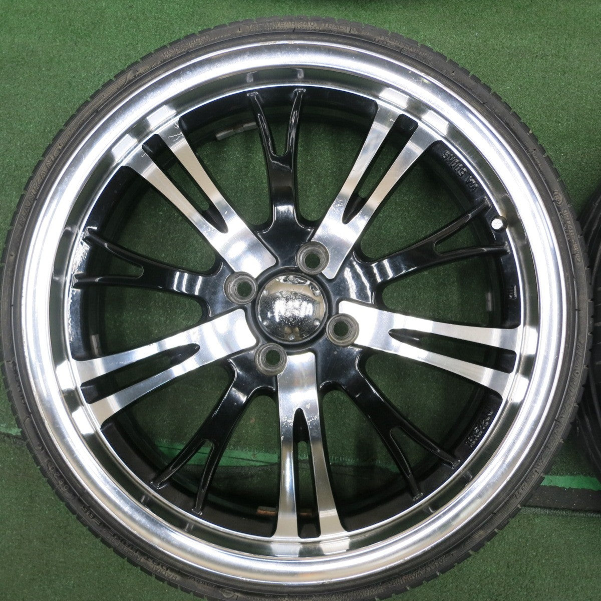 *送料無料* バリ溝！20年！9分★165/35R18 ナンカン AS-1 AW aw-190 LG190 18インチ PCD100/4H 軽自動車★4032601TNノ