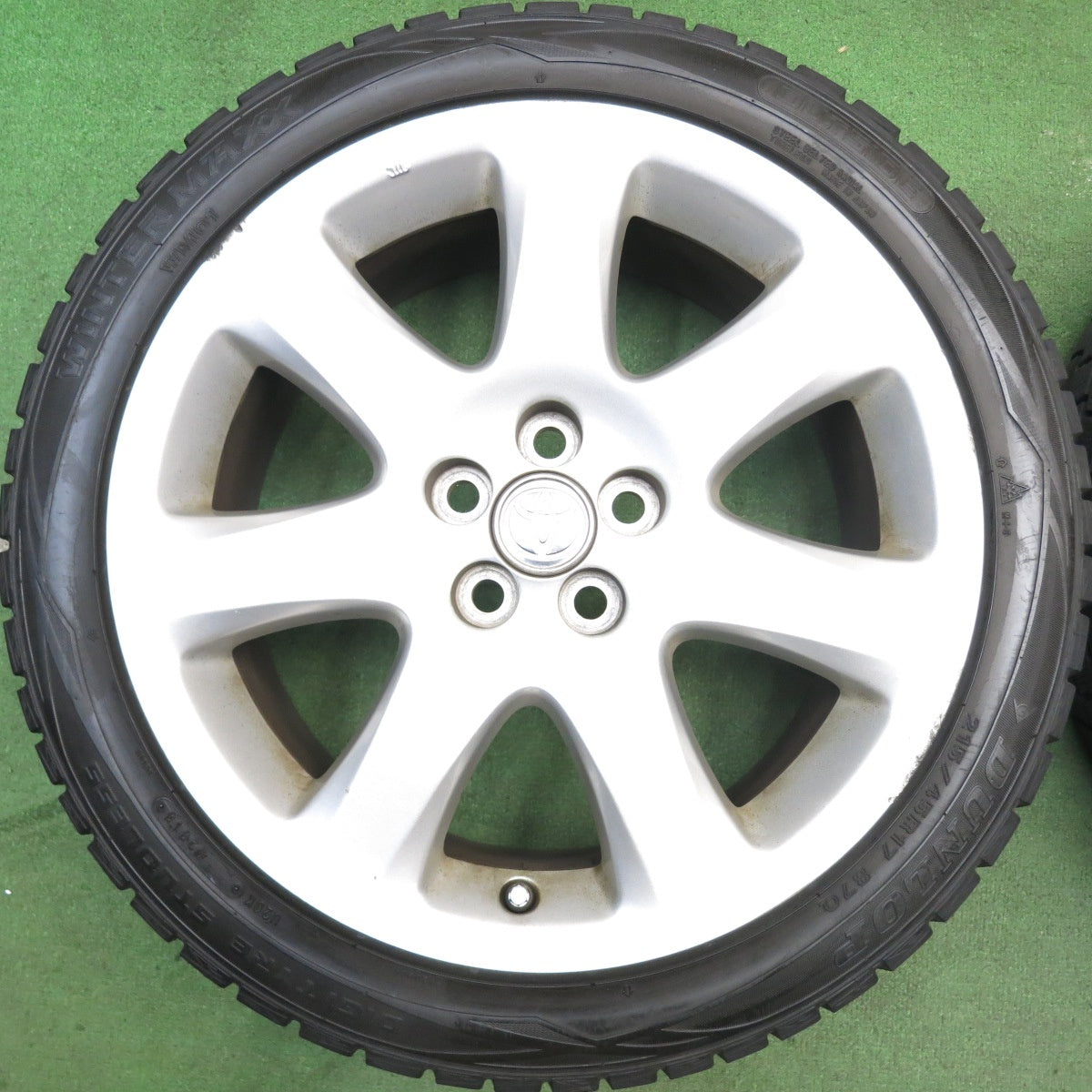 4本価格◎トヨタ アベンシス 純正 215/45R17 スタッドレス ダンロップ ウインターマックス WM01 17インチ PCD100/5H◎6072306HAス