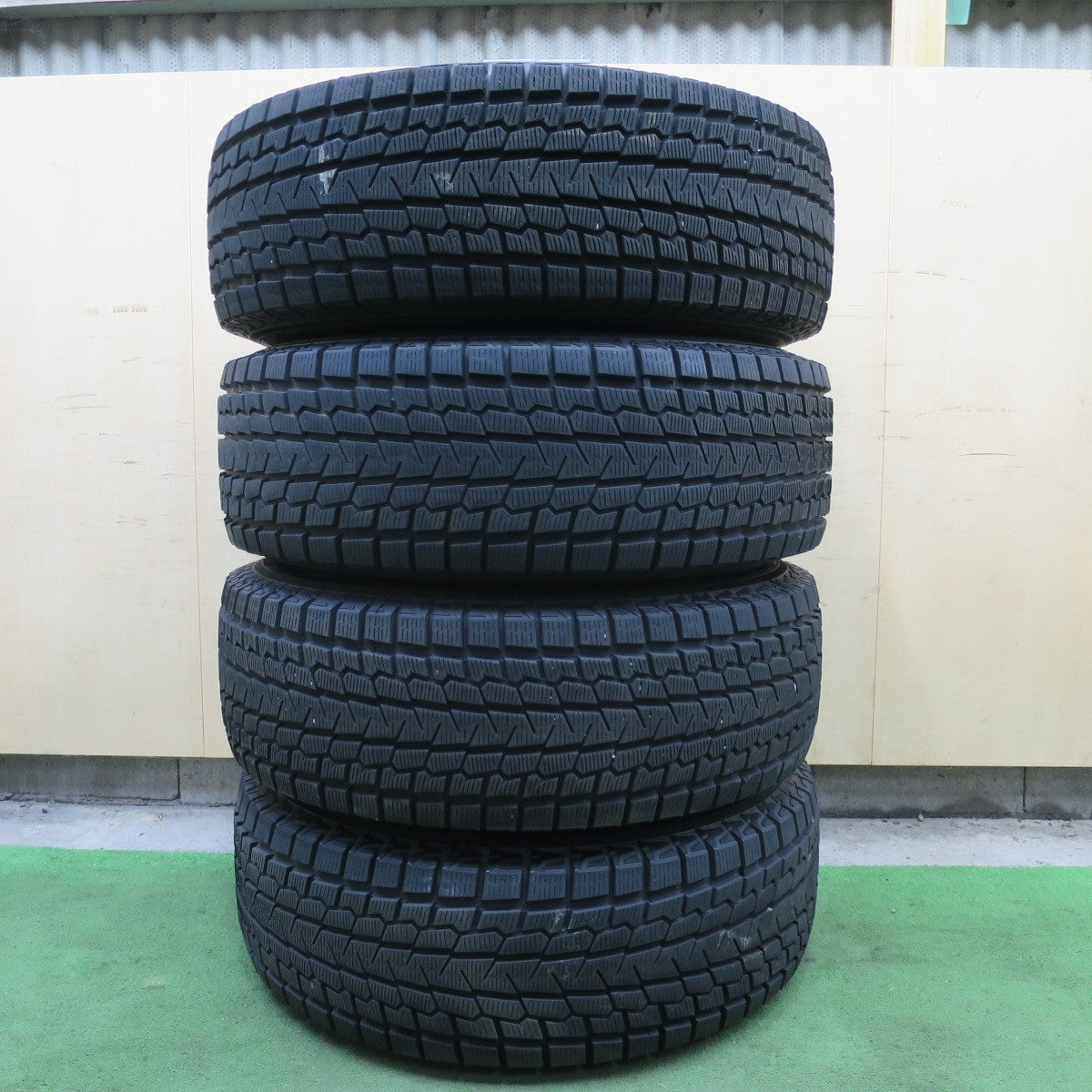 バリ溝！24年！9.5分★ラングラー 等 XTREME-J XJ 265/70R17 スタッドレス ヨコハマ アイスガード G075 17インチ エクストリームJ PCD127/5H★6013108ナス
