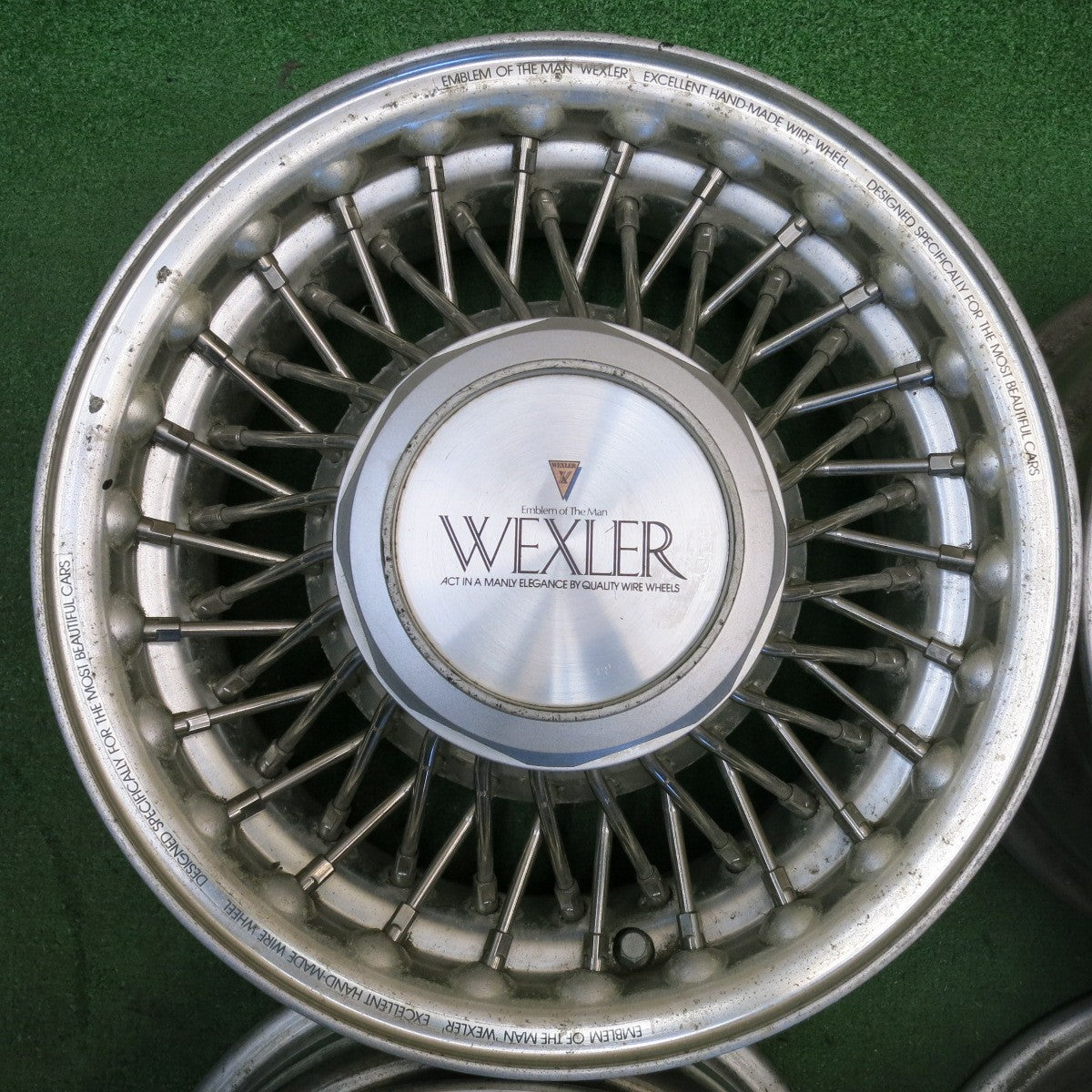 レア！希少★旧車 WEXLER ワイザー 14インチ ワイヤー ホイール 14×6J PCD114.3/5H★6050501HAホ