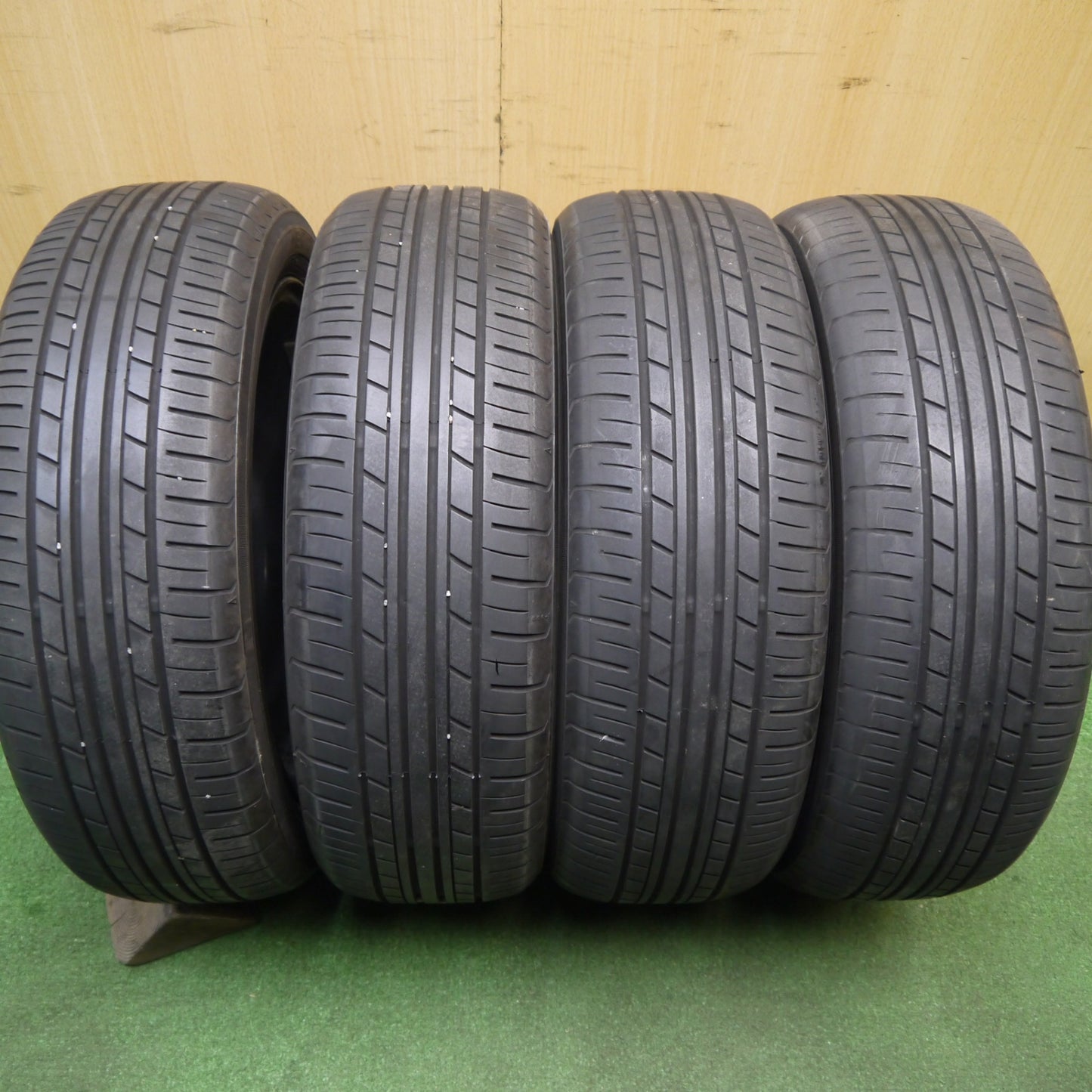 キレイ★165/55R15 ヨコハマ エコス ES31 LeyBahn GBX レイバーン 15インチ PCD100/4H★6012607Hノ