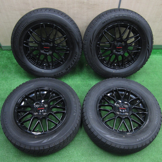 [送料無料] キレイ！20年★スタッドレス 195/65R15 ブリヂストン ブリザック VRX Humanline ヒューマンライン 15インチ PCD100/4H★4111806TNス