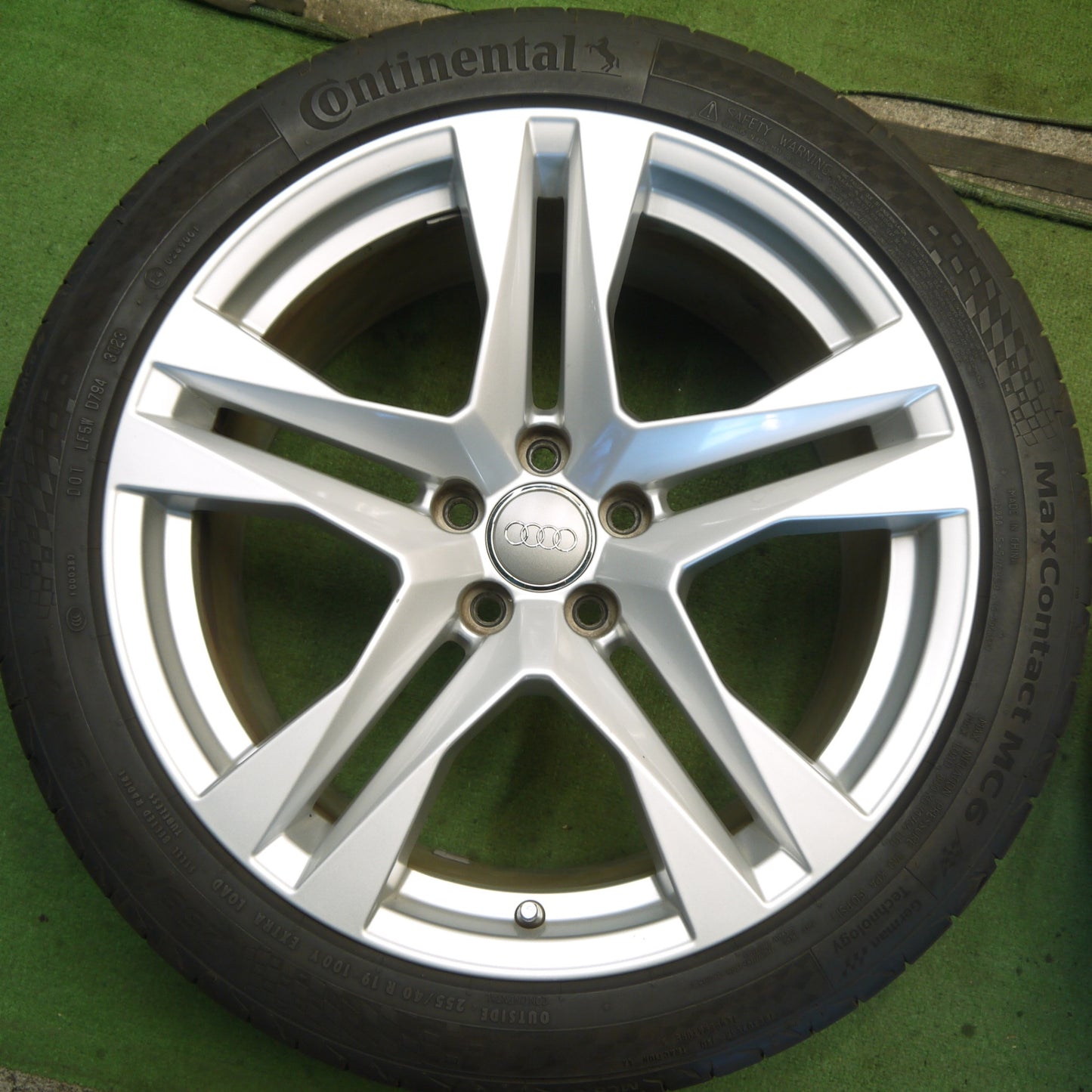 4本価格！23年◎アウディ A7 純正 255/40R19 コンチネンタル マックスコンタクト MC6 19インチ PCD112/5H◎6082503Hノ