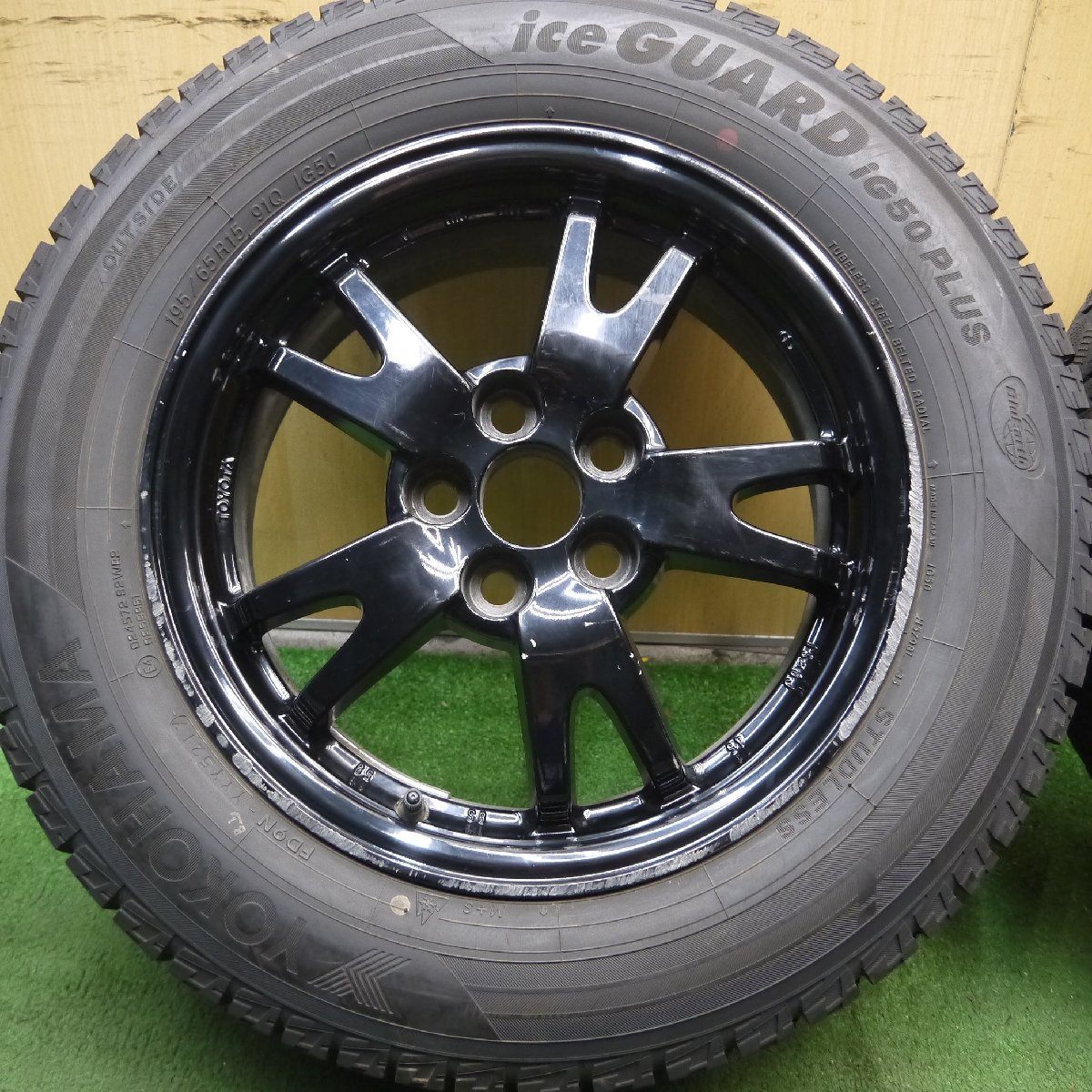4本価格★トヨタ 30系 プリウス 純正 195/65R15 スタッドレス ダンロップ WM01 ヨコハマ iG50 プラス 15インチ★3080201Hス