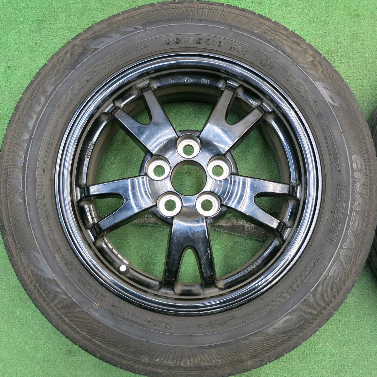 4本価格★トヨタ 30系 プリウス 純正 195/65R15 ダンロップ エナセーブ EC203 15インチ PCD100/5H★5062102HAノ