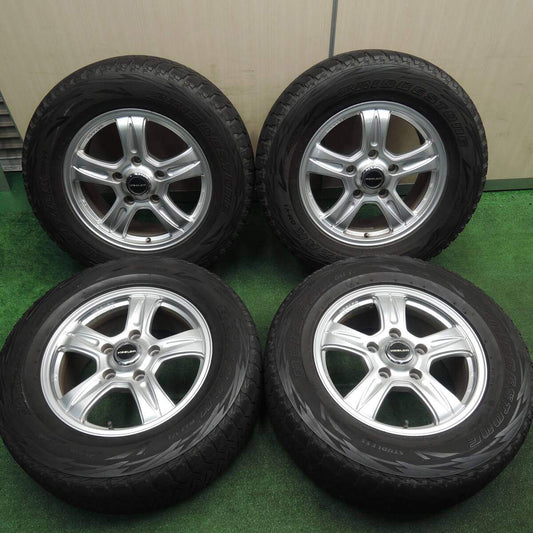 キレイ★ランクル 等 weds キーラー 285/60R18 スタッドレス ブリヂストン ブリザック DM-V1 KEELER 18インチ PCD150/5H★3111803HAス
