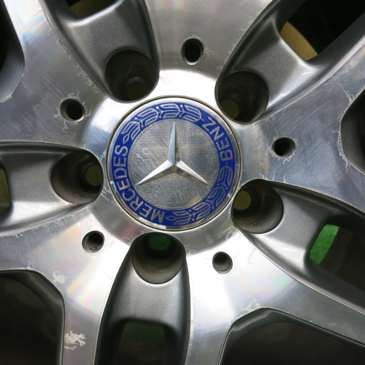 バリ溝！9.5分★ベンツ W212 Eクラス 純正 AMG 245/40R18 265/35R18 ヨコハマ BluEarth-A 18インチ PCD112/5H★5080209HAノ